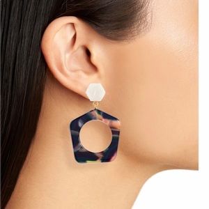 Madewell - Acetate Geometric Drop Earrings